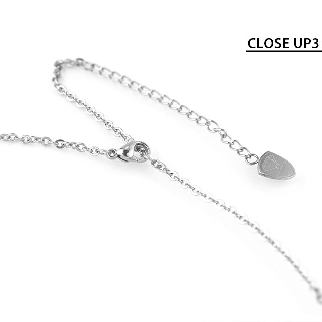 ライオンハート ネックレス メンズ ブランド LION HEART 04N143SM シルバー ブラック アクセサリー