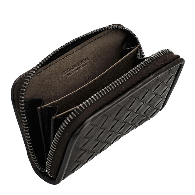 ボッテガ・ヴェネタ コインケース メンズ レディース ブランド BOTTEGA VENETA 114075-V3UN1 ダークブラウン 小銭入れ 小さい 高級 おしゃれ プレゼント 実用的