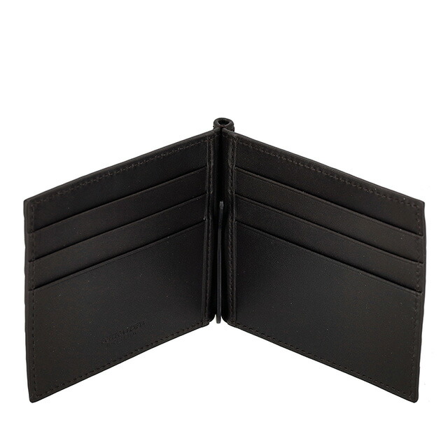 ボッテガ・ヴェネタ 二つ折り財布 メンズ ブランド BOTTEGA VENETA イントレチャート レザー 123180-V47W1 ブラウン ウォレット 高級 おしゃれ プレゼント 実用的