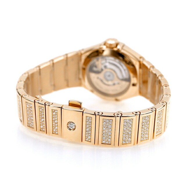 オメガ コンステレーション コーアクシャル クロノメーター 27mm 自動巻き 腕時計 レディース ダイヤモンド OMEGA 123.55.27.20.55.004 アナログ ホワイト レッドゴールド スイス製 高級 ブランド おしゃれ 防水 プレゼント 女性 実用的