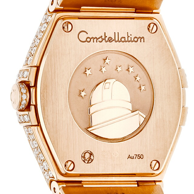 オメガ コンステレーション 27mm クオーツ 腕時計 レディース ダイヤモンド OMEGA 123.55.27.60.55.009 アナログ ホワイト レッドゴールド 白 スイス製 高級 ブランド おしゃれ 防水 プレゼント 女性 実用的