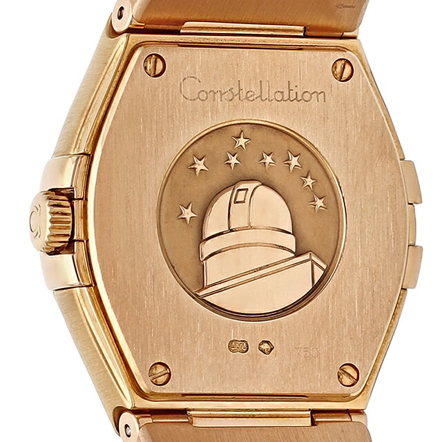 オメガ コンステレーション 27mm クオーツ 腕時計 レディース ダイヤモンド OMEGA 123.55.27.60.99.004 アナログ レッド レッドゴールド 赤 スイス製 高級 ブランド おしゃれ 防水 プレゼント 女性 実用的