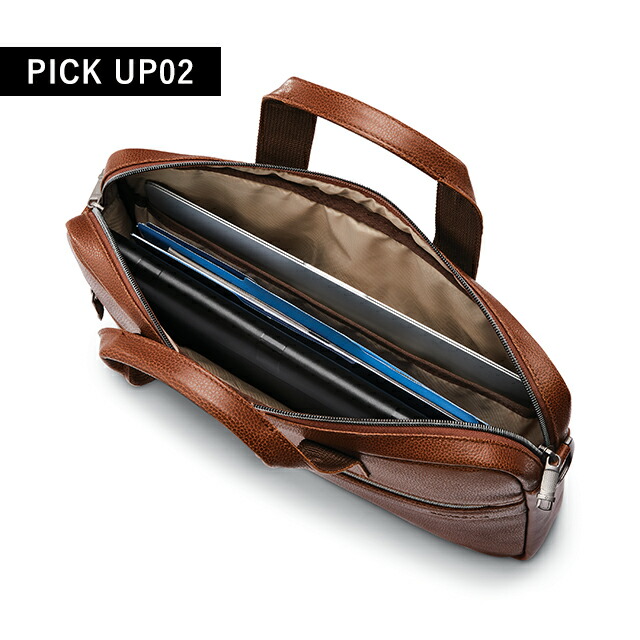 サムソナイト ビジネスバッグ メンズ Samsonite SAM CLASSIC LEATHER Slim Brief ビジネスカバン パソコンバッグ PCバッグ ブリーフケース リクルートバッグ レザー 126038-1221 COGNAC バッグ ギフト 軽量 A4 ノートpc ブランド 高級 おしゃれ プレゼント 男性 実用的
