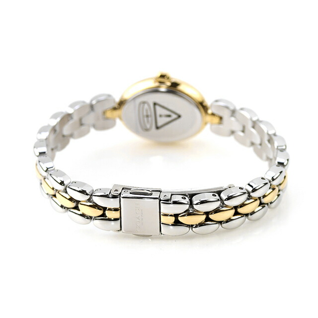 コーチ サミー クォーツ 電池式 腕時計 ブランド レディース ブレスレット付 COACH 14000128 アナログ シルバー ゴールド おしゃれ 防水 軽い 華奢 かわいい プレゼント 女性 実用的