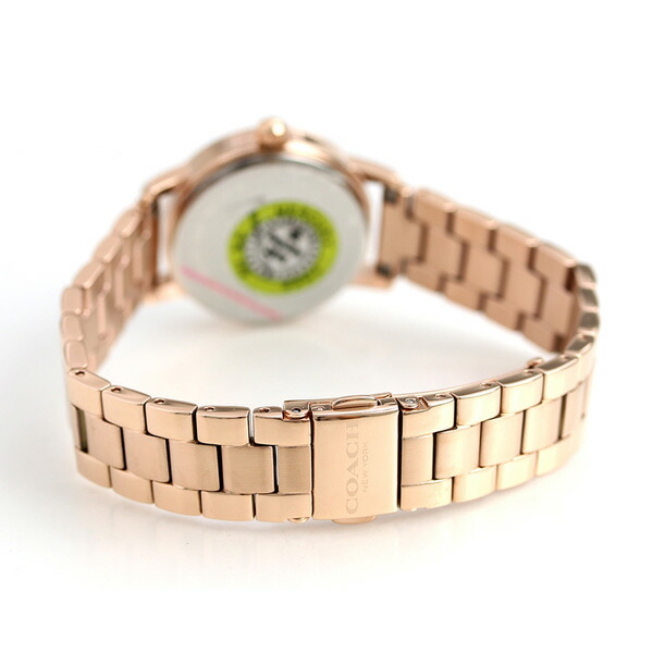 コーチ 時計 レディース COACH 腕時計 グランド 28mm 14502977 ピンクゴールド メタルベルト