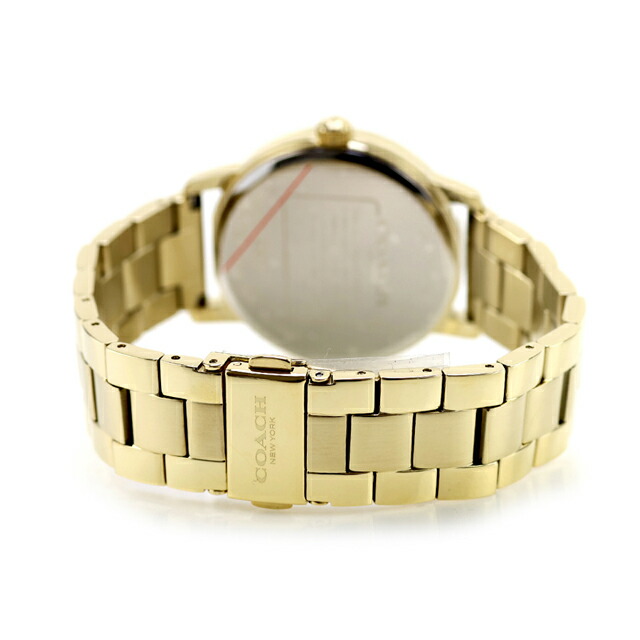 コーチ グランド クォーツ 電池式 腕時計 ブランド レディース COACH 14503075 アナログ ゴールド おしゃれ 防水 軽い 華奢 かわいい プレゼント 女性 実用的