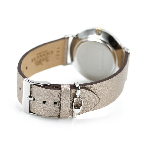 コーチ COACH 時計 レディース 14503157 ペリー 36mm 腕時計 シルバー×メタリックグレージュ