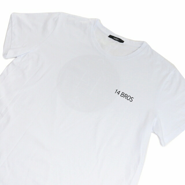 フォーティーンブロ Tシャツ メンズ 14BROS コットン100% イタリア 12679A3062B16 BIANCO ホワイト系 ファッション 選べるモデル プレゼント 実用的