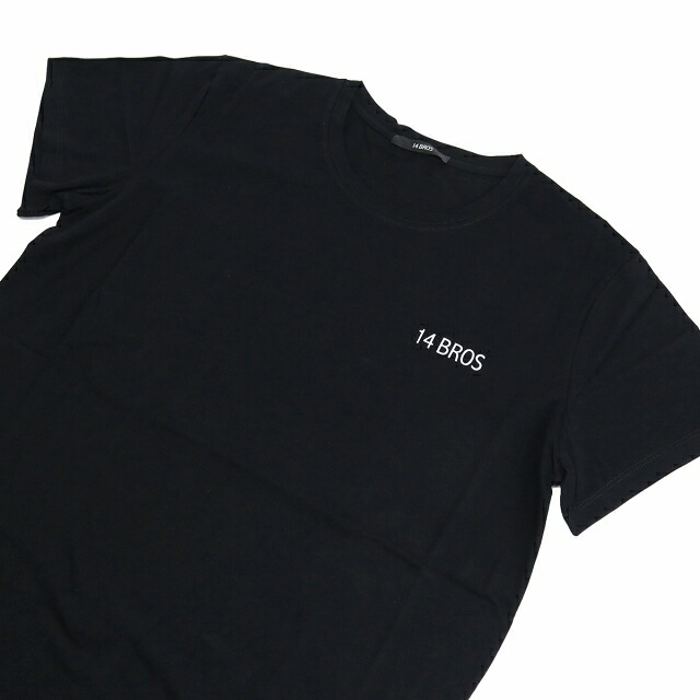 フォーティーンブロ Tシャツ メンズ 14BROS コットン100% イタリア 12679A3062B16 NERO ブラック ファッション 選べるモデル プレゼント 実用的