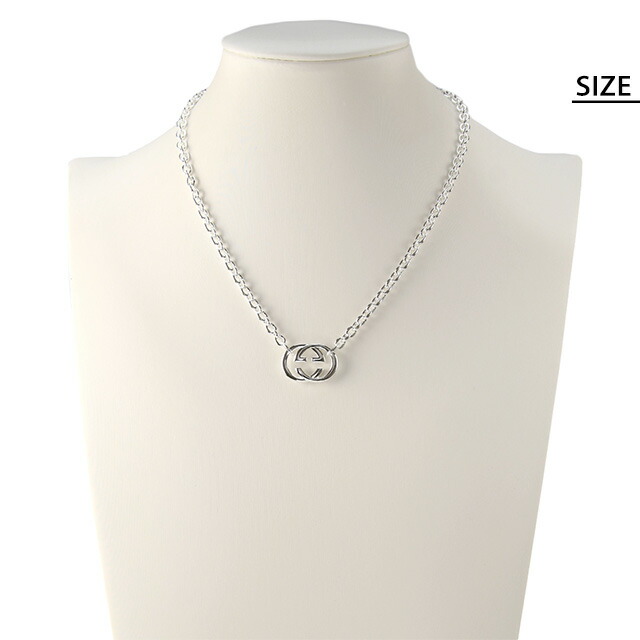 GUCCI グッチ ペンダント GGロゴ ダブルGネックレス シルバー925 レディース メンズ 190489-j8400-8106 silver925 ブランド アクセサリー 誕生日プレゼント 記念日 ギフト プレゼント 実用的