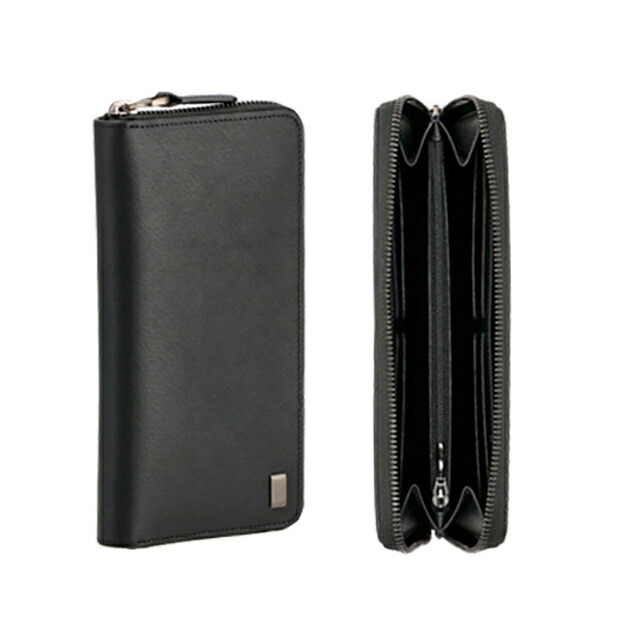 ダンヒル 長財布 メンズ dunhill レザー 21FS218SG001R ブラック ウォレット ブランド 高級 おしゃれ プレゼント 実用的