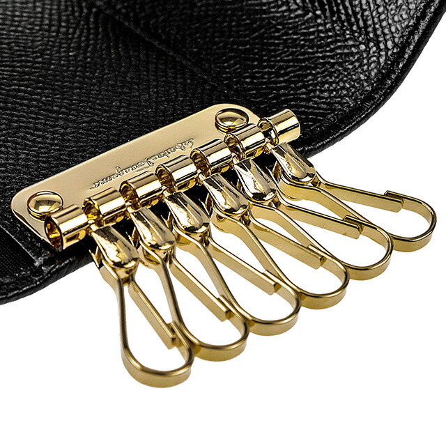 フェラガモ キーケース レディース Ferragamo 22D151PEBBLE NER 683 320 ブラック ブランド 高級 おしゃれ プレゼント 実用的
