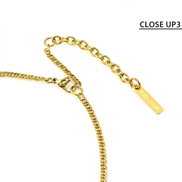 ポリス ネックレス メンズ ブランド POLICE N TOKEN M ステンレス 26155PSG ゴールド ジュエリー プレゼント 実用的