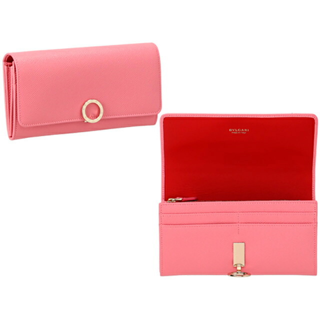 ブルガリ 長財布 レディース BVLGARI 287272 PK ME ピンク ウォレット ブランド 高級 おしゃれ プレゼント 実用的