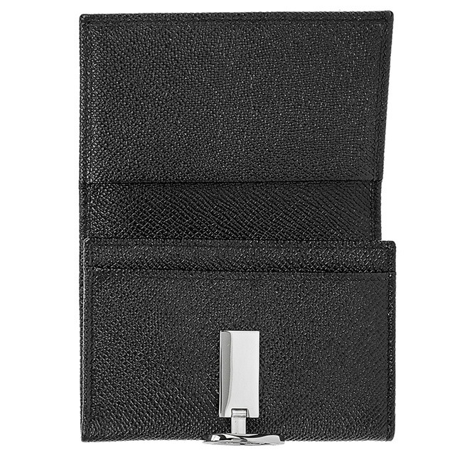 ブルガリ 名刺入れ メンズ BVLGARI レザー 30420GRAIN BLK ブラック ブランド 高級 おしゃれ プレゼント 実用的