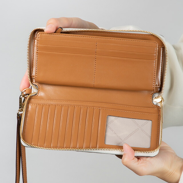 マイケルコース 長財布 メンズ レディース ブランド MICHAEL KORS 32F1GJ6E7B バニラホワイト
