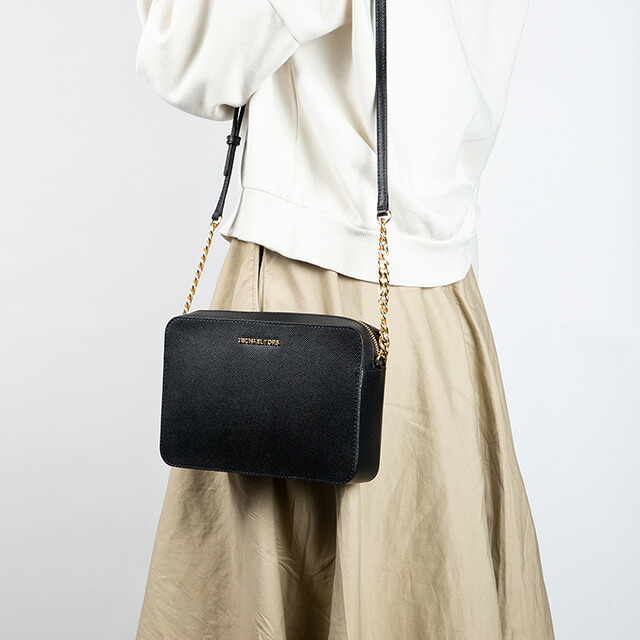 マイケルコース ショルダーバッグ レディース ブランド MICHAEL KORS レザー 32S4GTVC3L ブラック