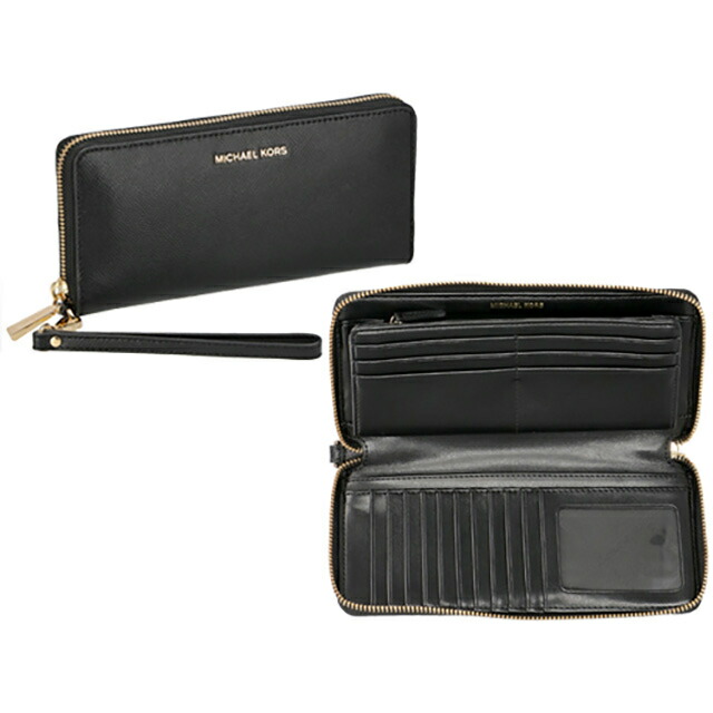 マイケルコース 長財布 メンズ レディース ブランド MICHAEL KORS 32S5GTVE9L ブラック