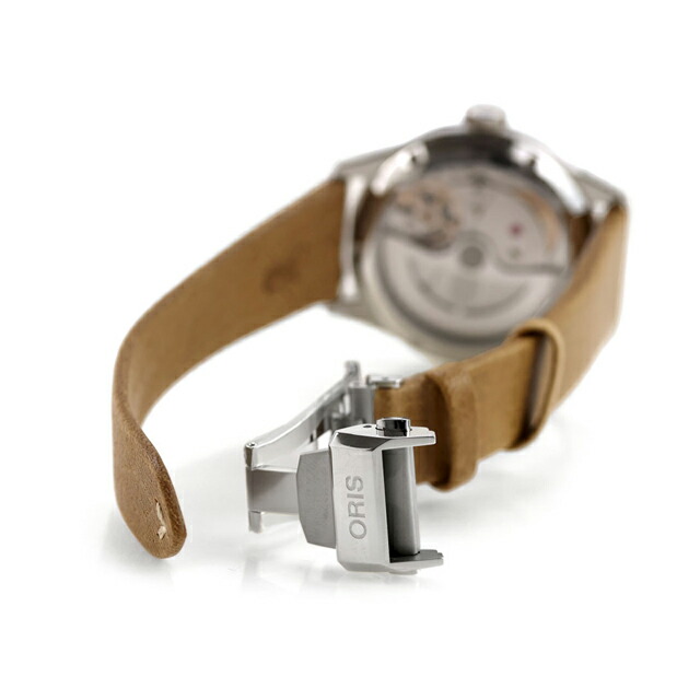 オリス ビッククラウン ポインターデイト 40mm 自動巻き 腕時計 ブランド メンズ ORIS 01 403 7799 4067-07 6 20 09FC アナログ グリーン スイス製 高級 おしゃれ 防水 プレゼント 男性 実用的