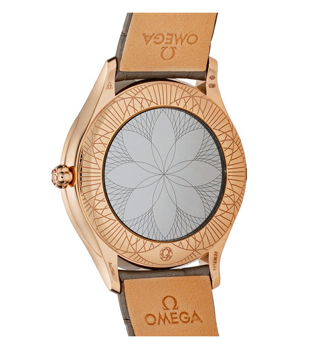 オメガ デ・ヴィル トレゾア 36mm クオーツ 腕時計 レディース ダイヤモンド OMEGA 428.58.36.60.13.001 アナログ ブラウン スイス製 高級 ブランド おしゃれ 防水 軽い 華奢 プレゼント 女性 実用的