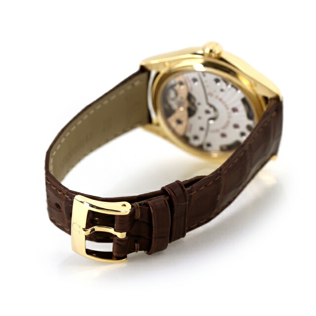 オメガ デ・ヴィル トレゾア 40mm 手巻き 腕時計 メンズ OMEGA 432.53.40.21.02.001 アナログ シルバー ブラウン スイス製 高級 ブランド おしゃれ 防水 プレゼント 男性 実用的