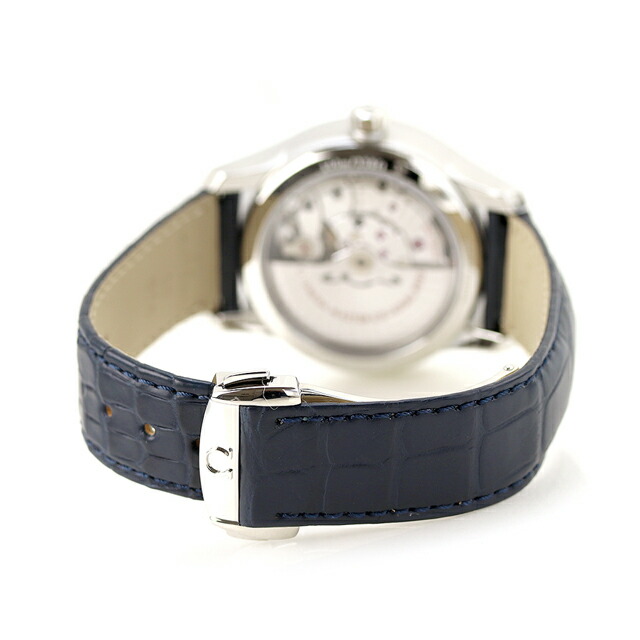 オメガ デ・ヴィル アワービジョン 41mm 自動巻き 腕時計 メンズ OMEGA 433.13.41.22.03.001 アナログ ブルー ネイビー スイス製 高級 ブランド おしゃれ 防水 プレゼント 男性 実用的