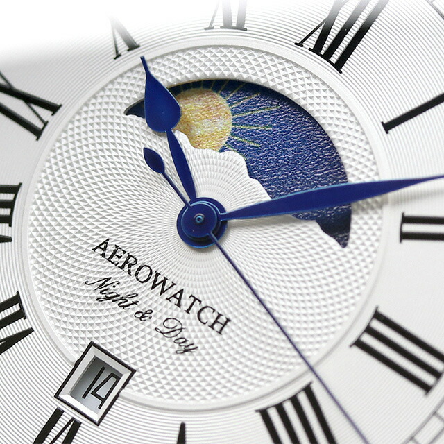 アエロウォッチ クオーツ 懐中時計 AEROWATCH 44829 AA01 アナログ ホワイト 白 スイス製 プレゼント ギフト