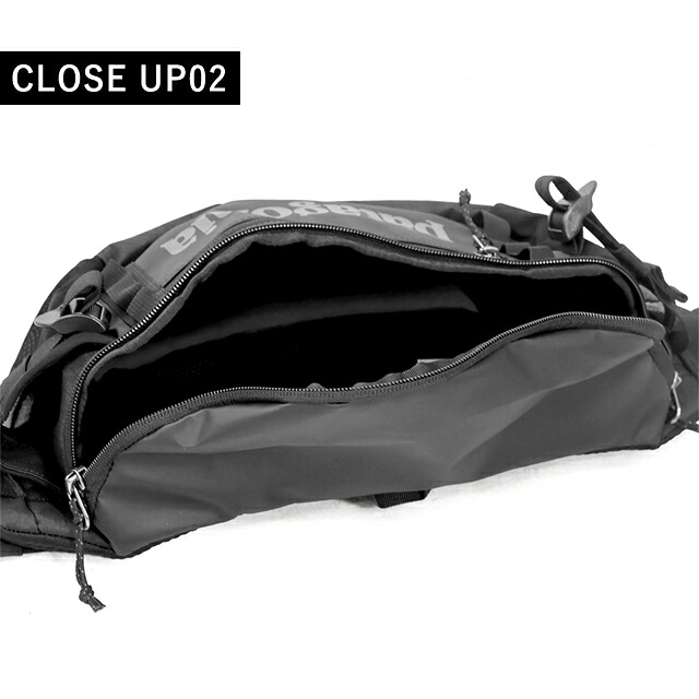 パタゴニア ウエストポーチ メンズ レディース ブランド PATAGONIA ブラックホールウエストパック5L ボディバッグ 2WAY 49282 ブラック バッグ