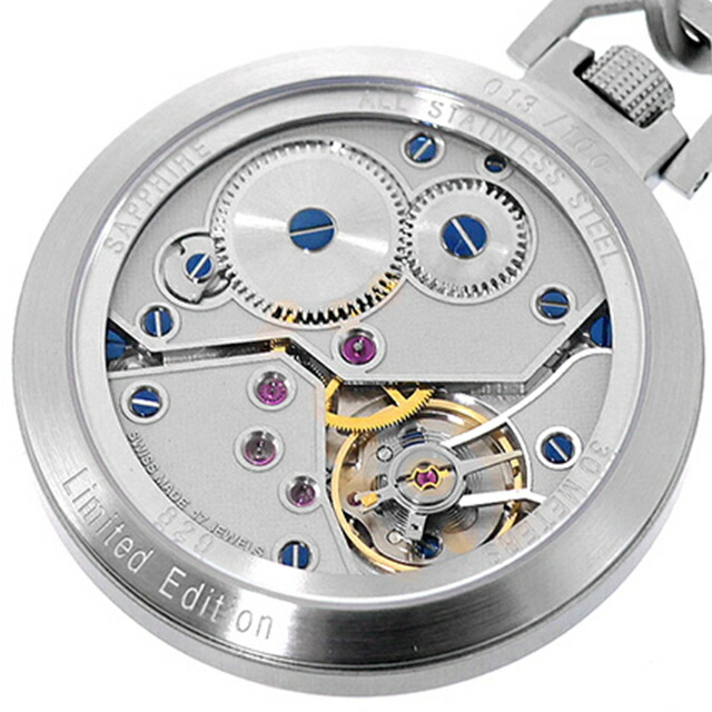 アエロウォッチ 手巻き 懐中時計 ブランド メンズ レディース 数量限定 AEROWATCH 50829-AA05 アナログ ブラック 黒 スイス製