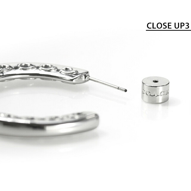 コーチ ピアス レディース ブランド COACH スタッド 両耳用 541371RHO030 シルバー アクセサリー