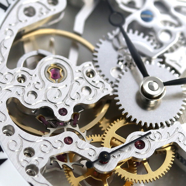 アエロウォッチ 懐中時計 スケルトン オープンフェイス スイス製 手巻き 56738-PD01 AEROWATCH プレゼント ギフト