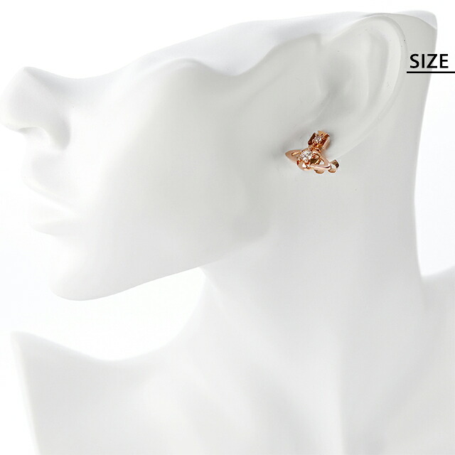 ヴィヴィアン ウエストウッド ピアス レディース Vivienne Westwood LEE オーブ ORB スタッド 両耳用 6201037C 02G103 ピンクゴールド アクセサリー ビビアン ジュエリー ブランド 高級 おしゃれ プレゼント 女性 実用的 かわいい