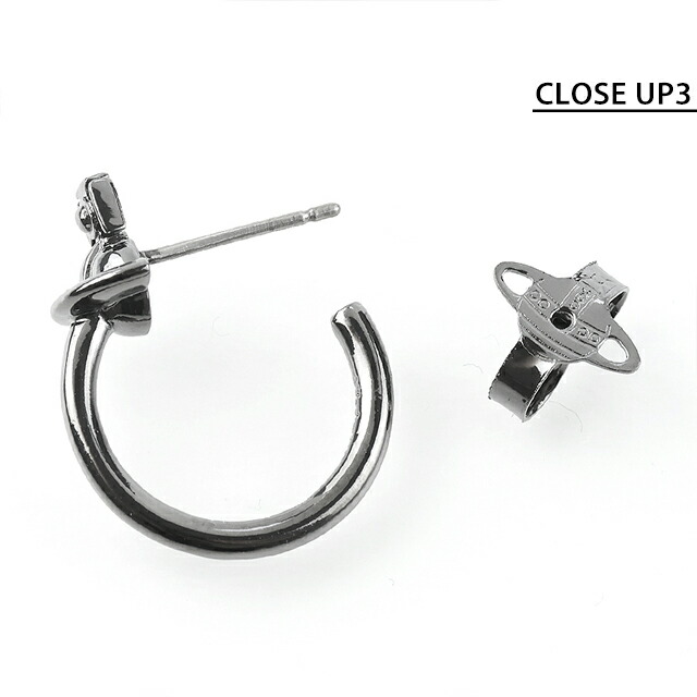 ヴィヴィアン ウエストウッド ピアス メンズ レディース ブランド Vivienne Westwood ヴェラ スタッド 片耳用 6203008D-02S001 ガンメタル アクセサリー ビビアン
