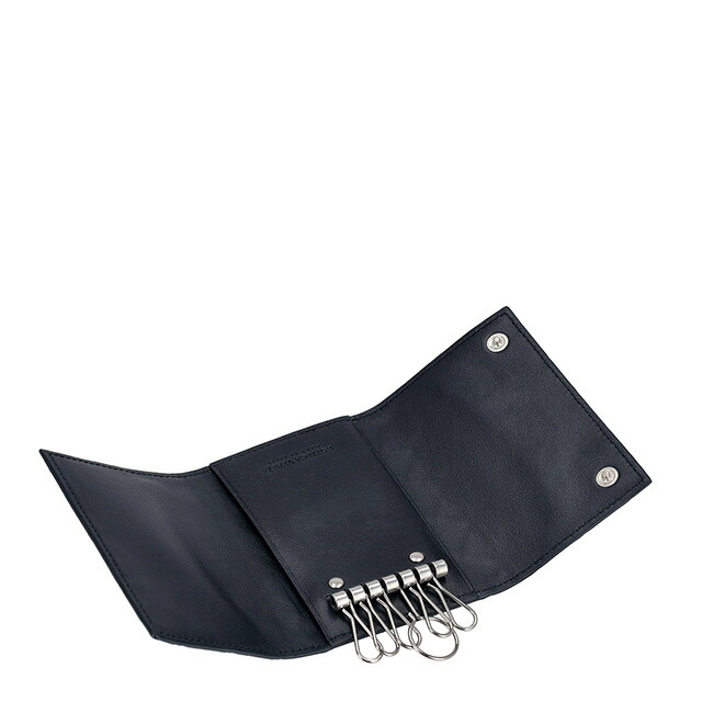 ボッテガ・ヴェネタ キーケース メンズ レディース ブランド BOTTEGA VENETA イントレチャート レザー 630336-V3US1 ネイビー 高級 おしゃれ プレゼント 実用的