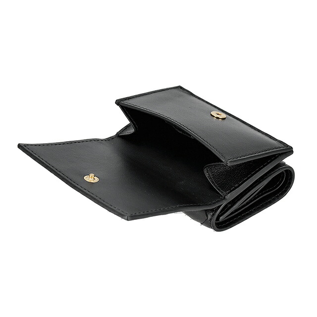 ボッテガ・ヴェネタ 三つ折り財布 三折財布 レディース ブランド BOTTEGA VENETA レザー Italy 666944-V3UH2 8425 ブラック