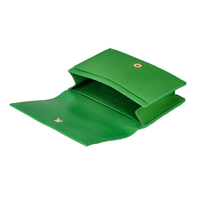 ボッテガ・ヴェネタ カードケース レディース ブランド BOTTEGA VENETA レザー Italy 667141-V3UH2 3722 グリーン