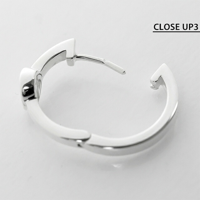グッチ ピアス レディース ブランド GUCCI インターロッキング ロゴ フープ 両耳用 796323 J8400 8106 シルバー アクセサリー