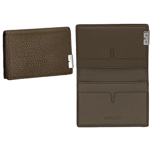 バ－バリ－ 名刺入れ メンズ レディース BURBERRY 8083771 ブラウン ブランド 高級 おしゃれ プレゼント 実用的