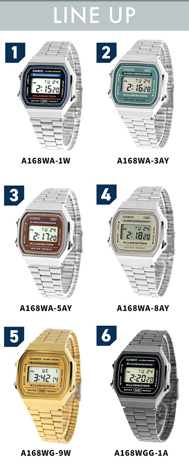 カシオ CASIO A168W A158W A159W チプカシ メンズ 腕時計 カシオ casio デジタル ブラック 黒 選べるモデル ブランド おしゃれ 防水 小さい 軽い かっこいい プレゼント 男性 実用的