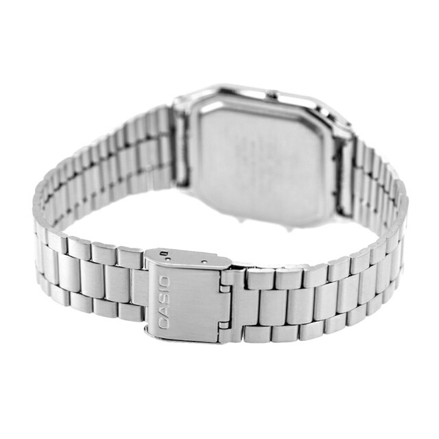 カシオ 腕時計 チープカシオ デュアルタイム AQ-230A-7BDF CASIO ホワイト チプカシ 時計 ブランド おしゃれ アナデジ アナログ デジタル 防水 小さい 軽い かっこいい プレゼント 男性 実用的 学生 受験生 受験用 試験用 受験対応