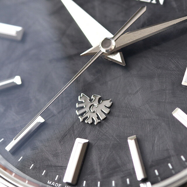 ザシチズン 年差±5秒 イーグルフェザーパターン文字板 高精度 光発電エコドライブ 腕時計 メンズ チタン ソーラー THE CITIZEN AQ4100-57E アナログ ブラック 黒 日本製 高級 ブランド おしゃれ 防水 プレゼント 男性 実用的