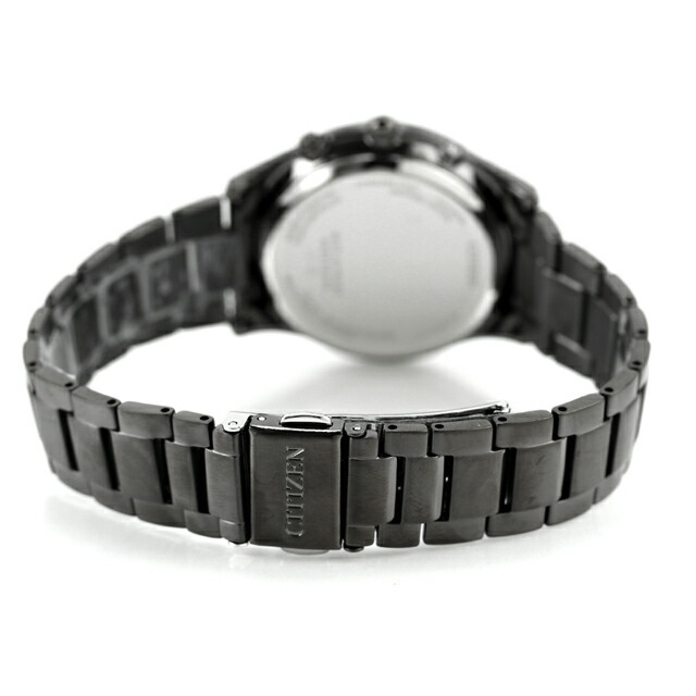 シチズン コレクション ペアモデル 光発電エコドライブ電波 腕時計 メンズ 電波ソーラー CITIZEN COLLECTION AS1064-53E アナログ ブラック 黒 ブランド おしゃれ 防水 プレゼント 男性 実用的