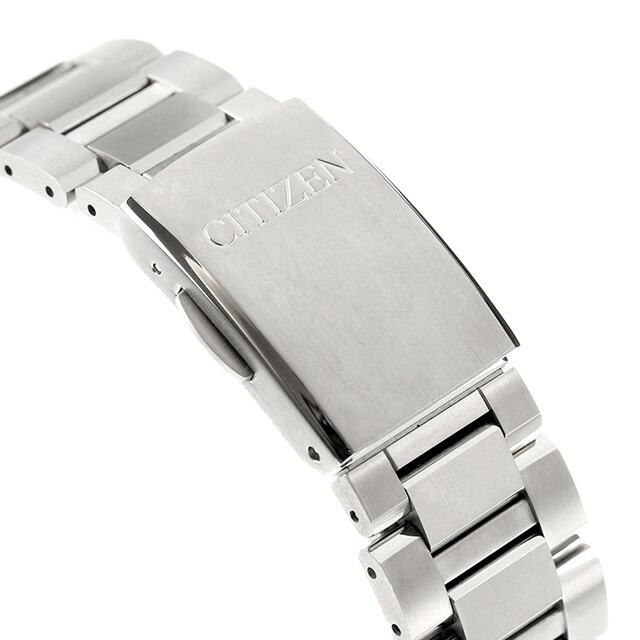 シチズン アテッサ ダイレクトフライト 光発電エコドライブ電波 腕時計 ブランド メンズ チタン クロノグラフ ソーラー電波 CITIZEN ATTESA AT8189-61E アナログ ブラック 黒 日本製