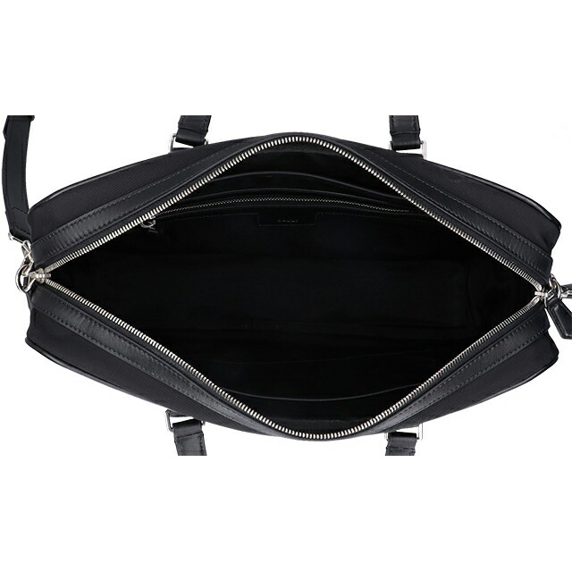 バリー ビジネスバッグ メンズ BALLY ナイロン 2WAY 6308533 ブラック レッド バッグ 軽量 A4 ノートpc ブランド 高級 おしゃれ プレゼント 男性 実用的 かっこいい