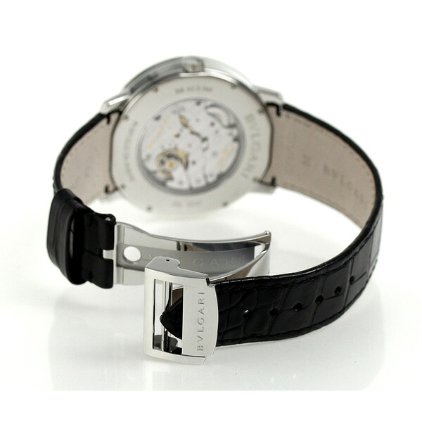 ブルガリ 時計 メンズ BVLGARI ブルガリ43mm 手巻き BB43WSL 腕時計 ホワイト ブラック 高級 ブランド おしゃれ 防水 プレゼント 男性 実用的