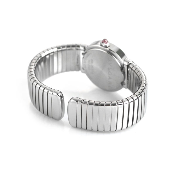 ブルガリ ブルガリブルガリ トゥボガス 26mm 蛇腹式 レディース 腕時計 BBL262TBSS.S BVLGARI ブラック 高級 ブランド おしゃれ 防水 軽い 華奢 かわいい プレゼント 女性 実用的