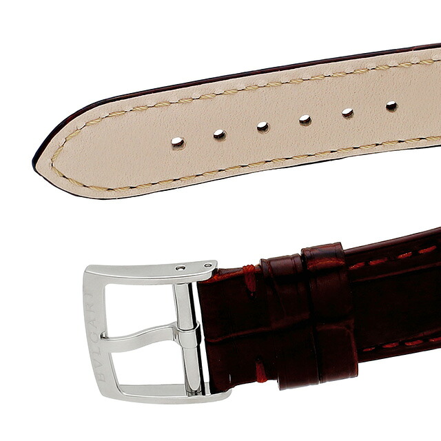 ブルガリ ブルガリブルガリ 自動巻き 腕時計 レディース BVLGARI BBL37WSLC9-12 アナログ ホワイトシェル ダークブラウン 白 スイス製 高級 ブランド おしゃれ 防水 軽い 華奢 かわいい プレゼント 女性 実用的