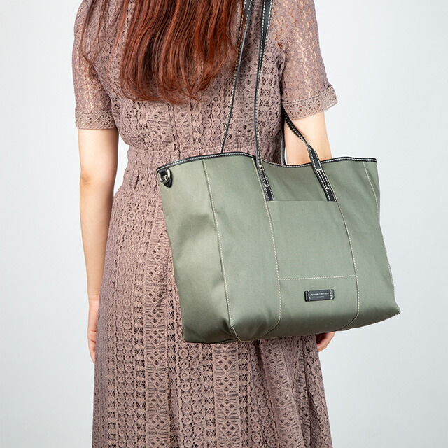 ジャンニキアリーニ トートバッグ レディース ブランド GIANNI CHIARINI BS 10327 TRENCH カーキグリーン