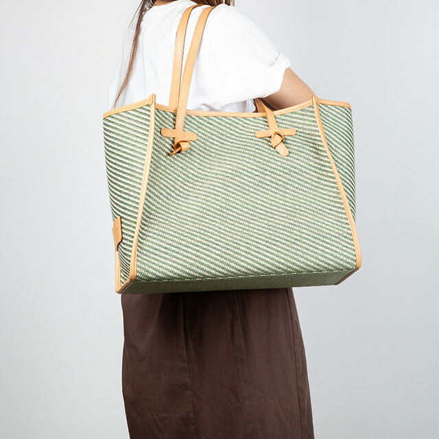 ジャンニキアリーニ トートバッグ レディース ブランド GIANNI CHIARINI BS 9000 SUNFLW カーキグリーン 軽量 手提げ 高級 おしゃれ プレゼント 女性 実用的 かわいい