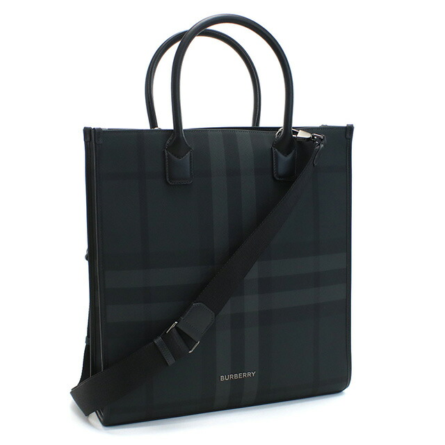 バーバリー トートバッグ ユニセックス ブランド BURBERRY ルーマニア 8062951 CHARCOAL グレー系 バッグ